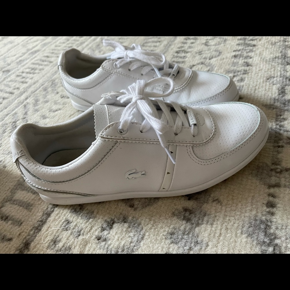 All white sneaker